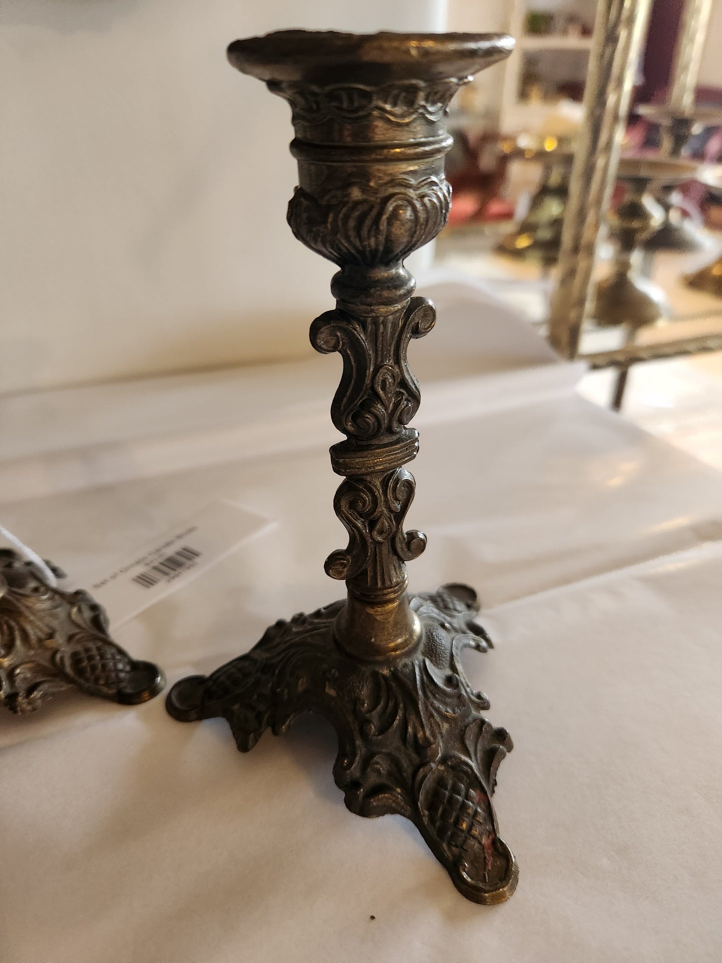 Set of Ornate Candle Sticks