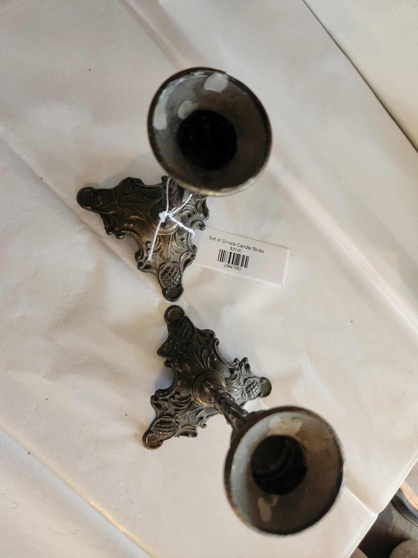 Set of Ornate Candle Sticks