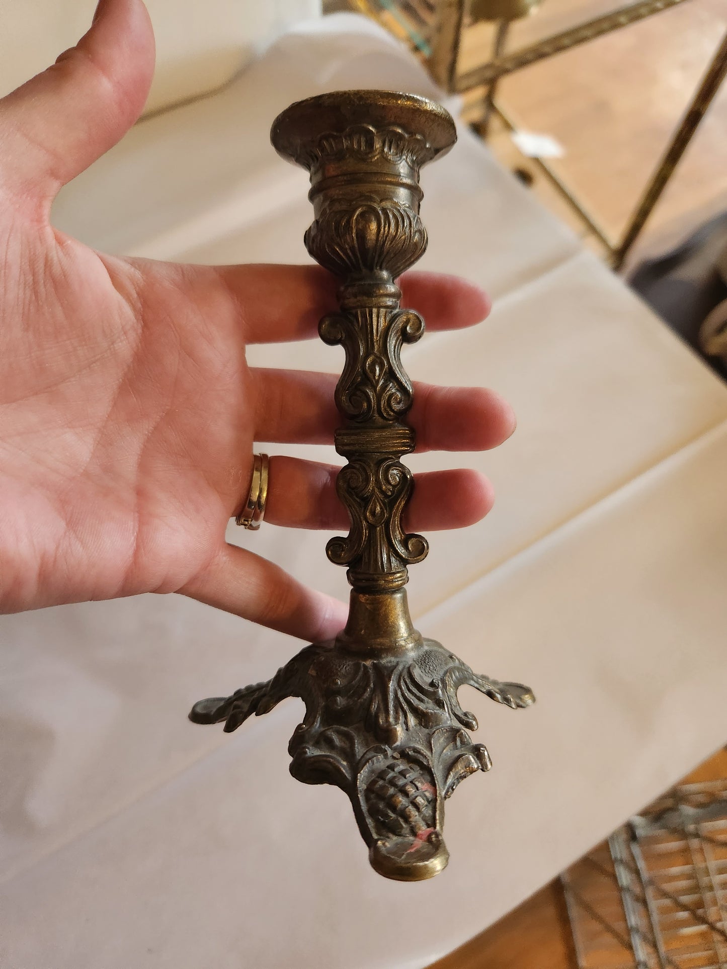 Set of Ornate Candle Sticks