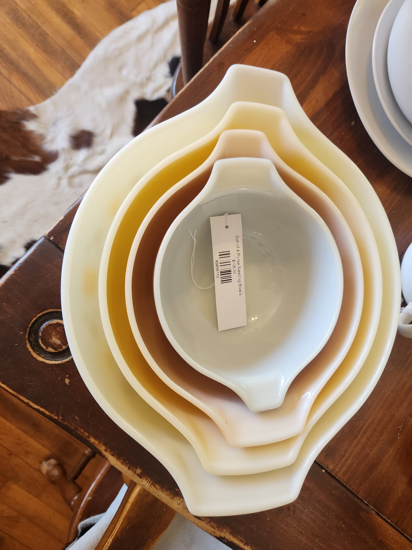 Set of 4 Pyrex Nesting Bowls