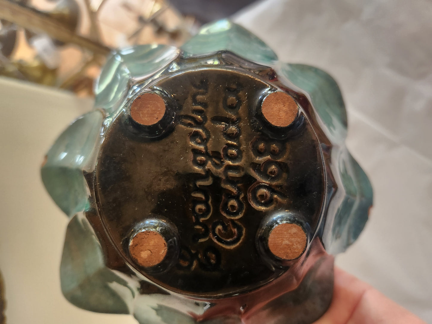 Evangeline Pottery Flower Bowl