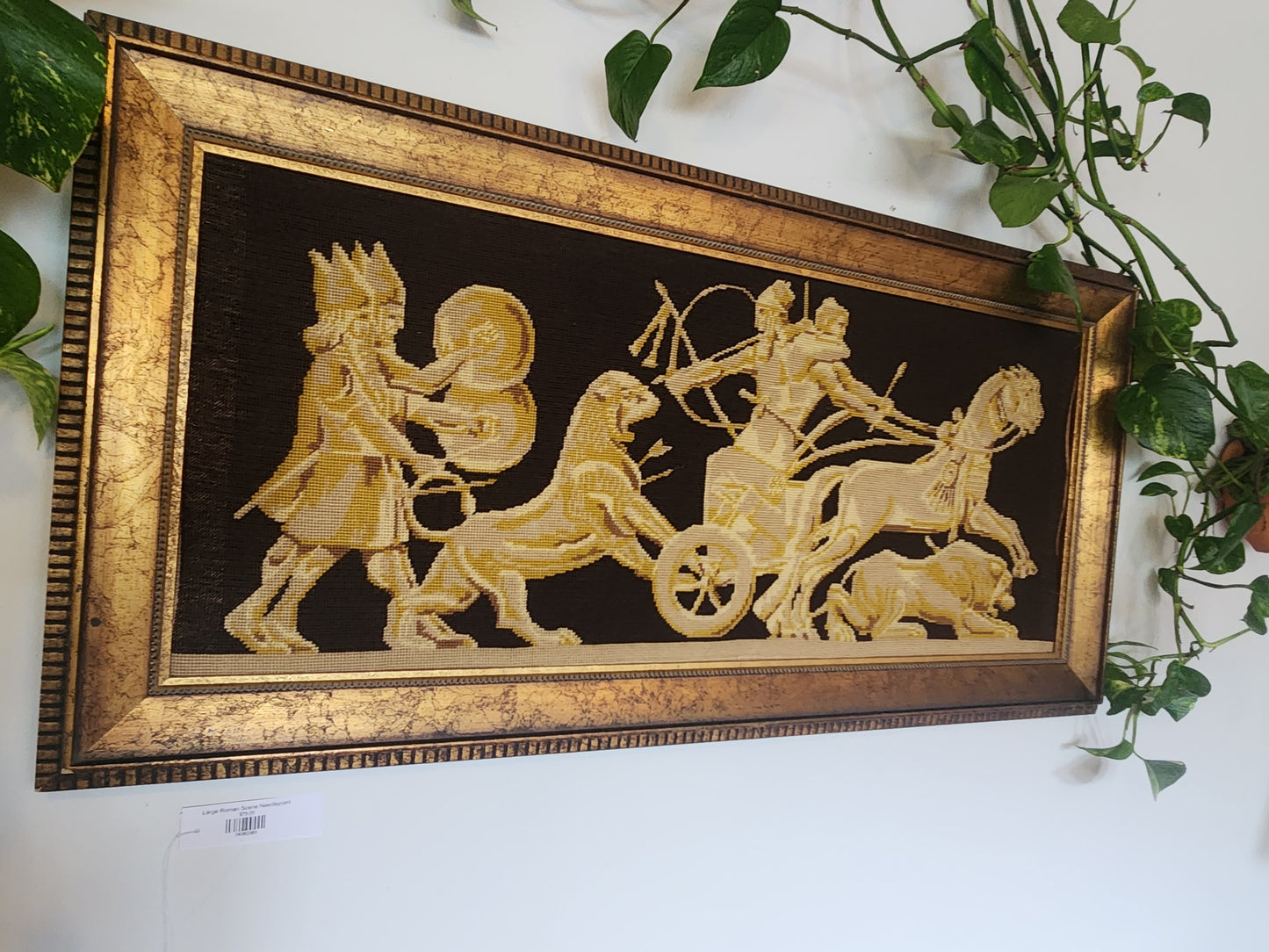 Large Roman Scene Needlepoint