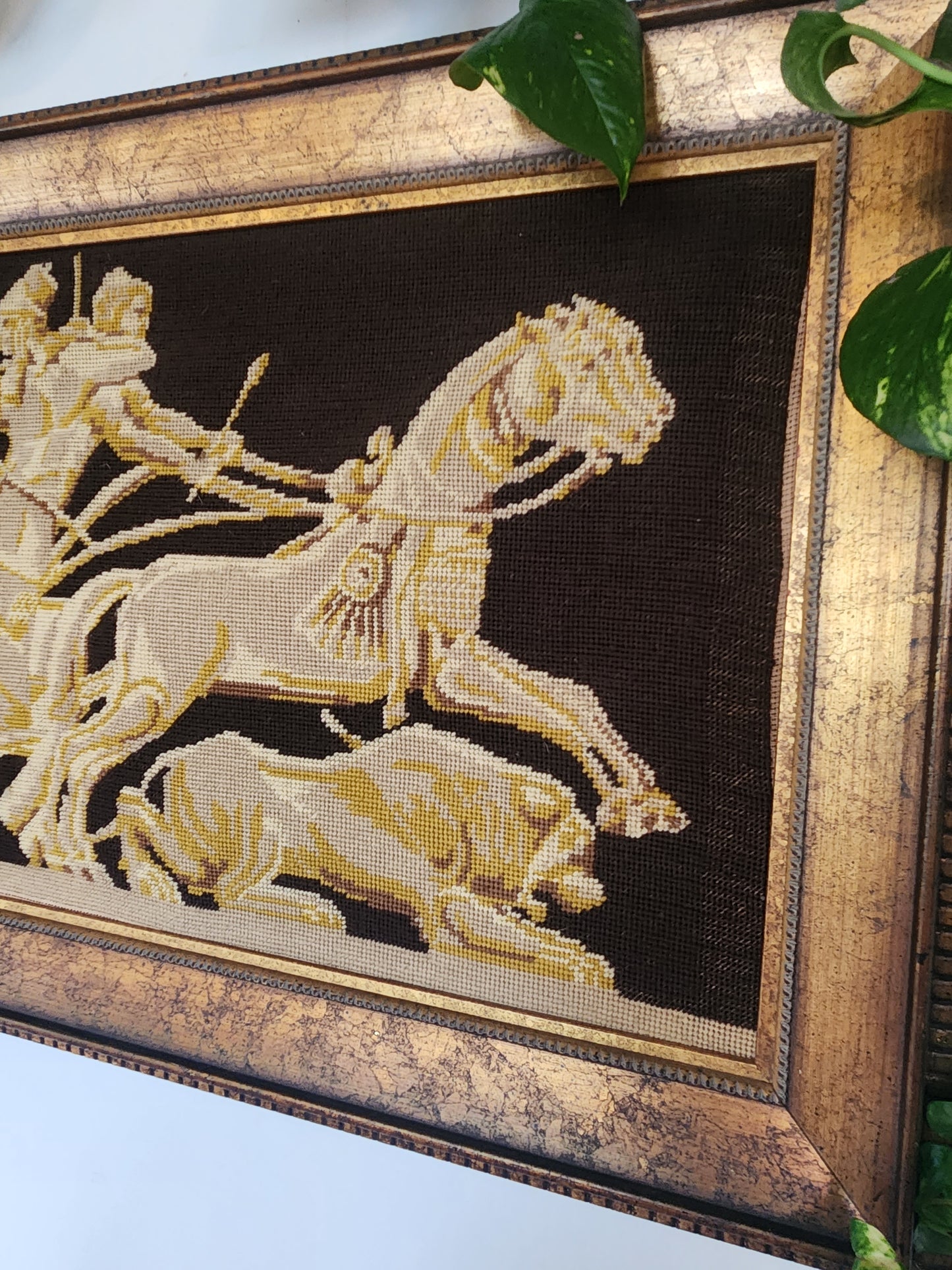 Large Roman Scene Needlepoint