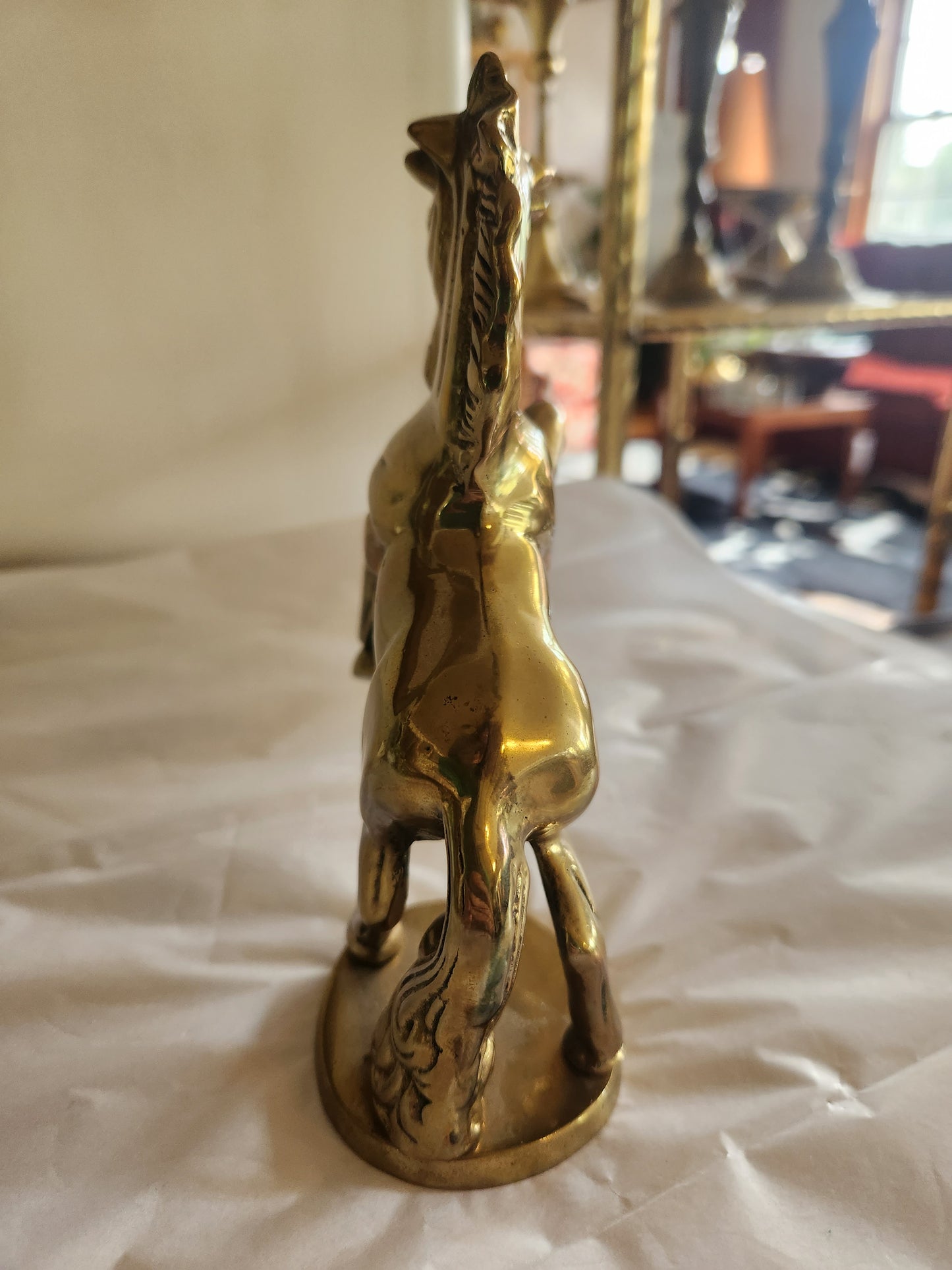 Large Brass Unicorn