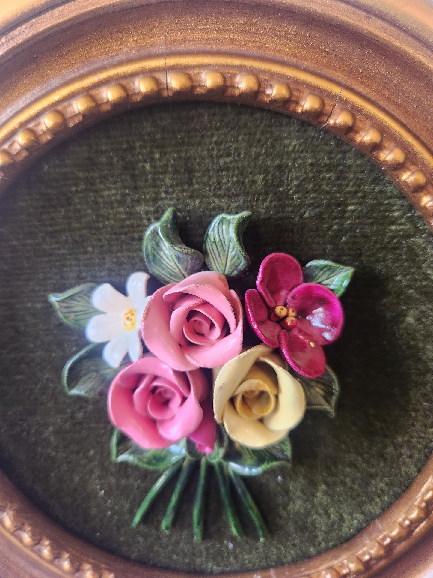 Porcelain Floral Artwork