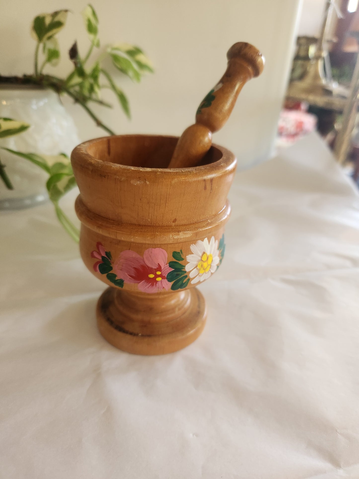 Hand Painted Pestel and Mortar