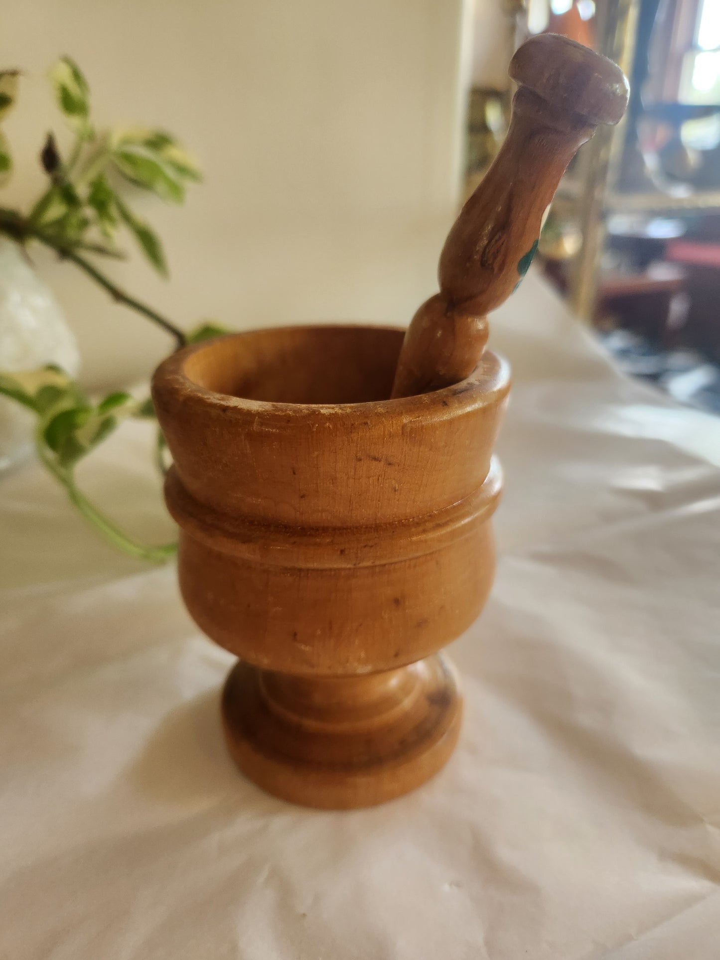 Hand Painted Pestel and Mortar