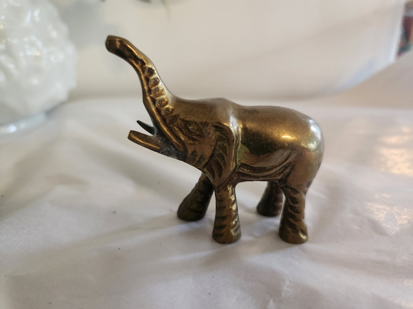 Small Brass Elephant