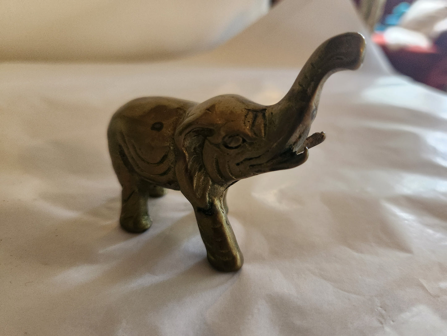 Small Brass Elephant