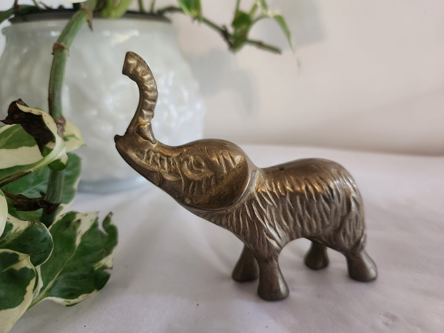 Small Brass Elephant