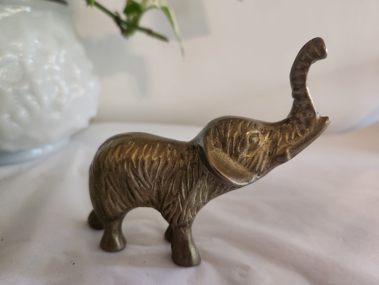 Small Brass Elephant
