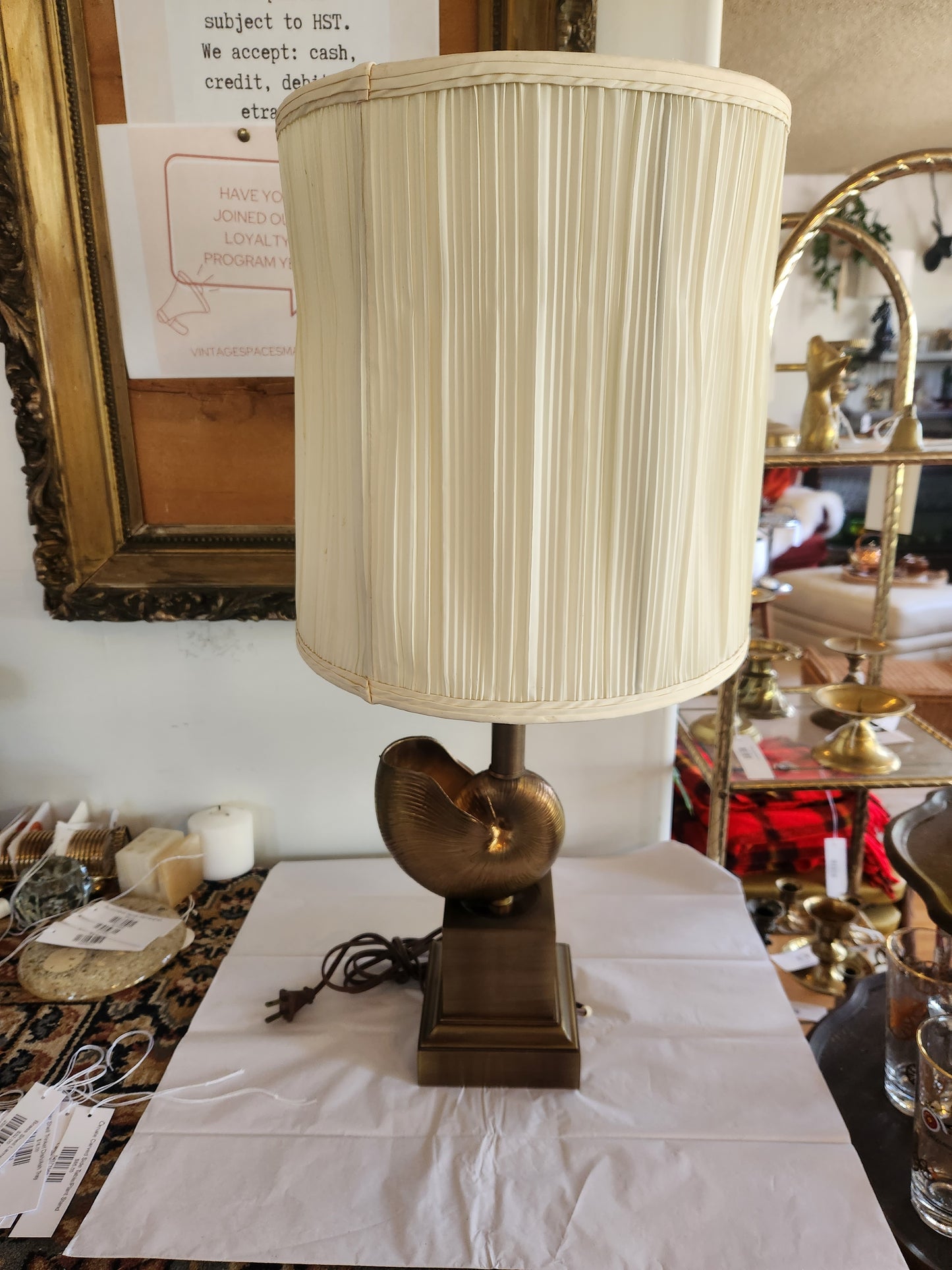 Brass Shell Lamp