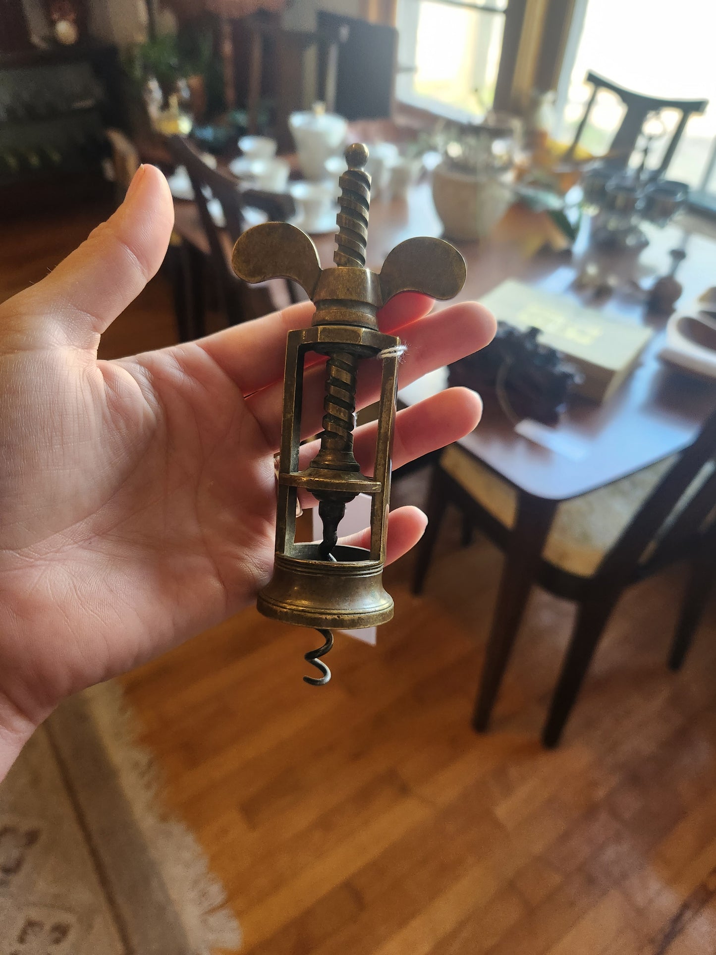 Vintage Brass Corkscrew