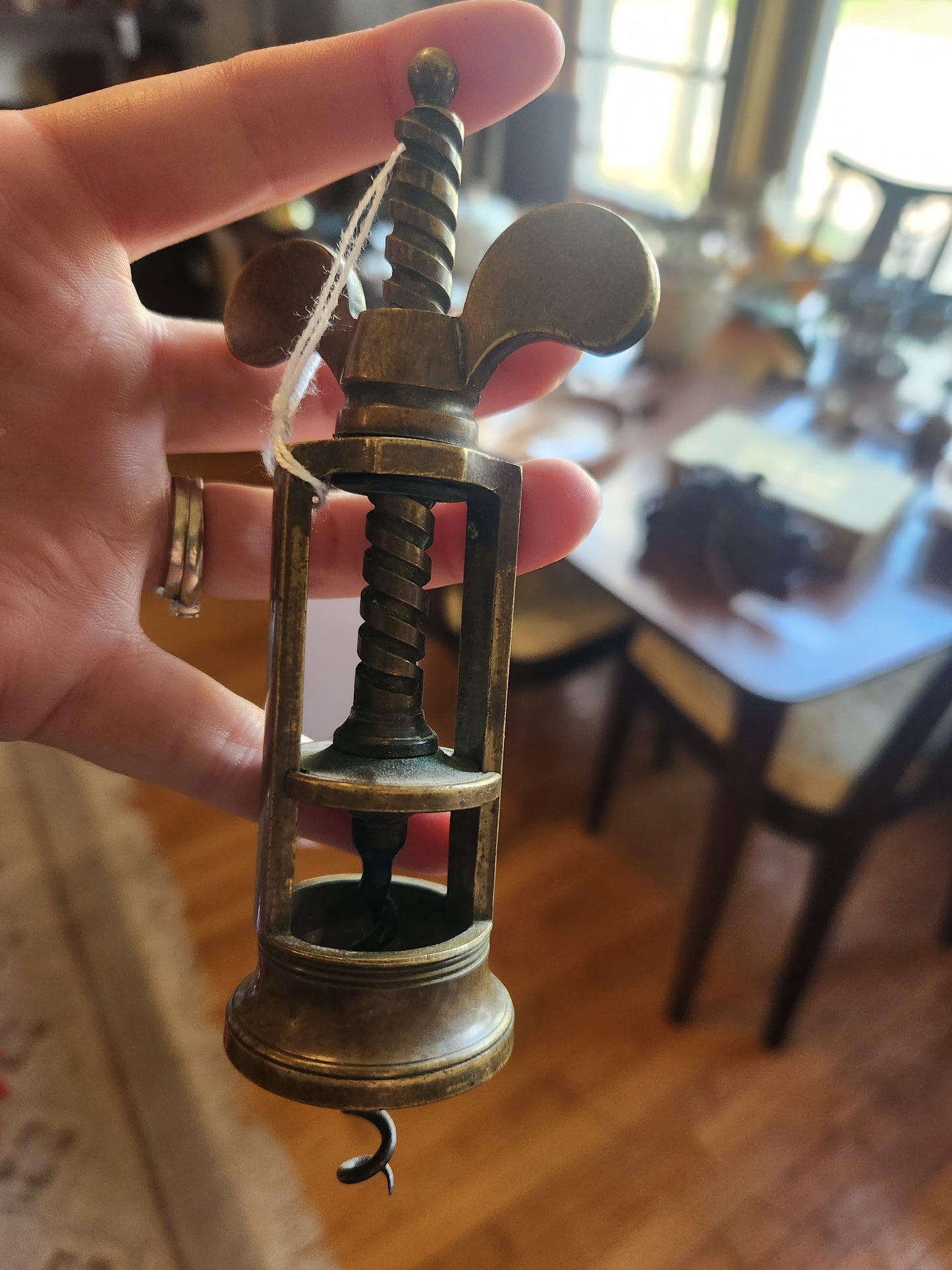 Vintage Brass Corkscrew