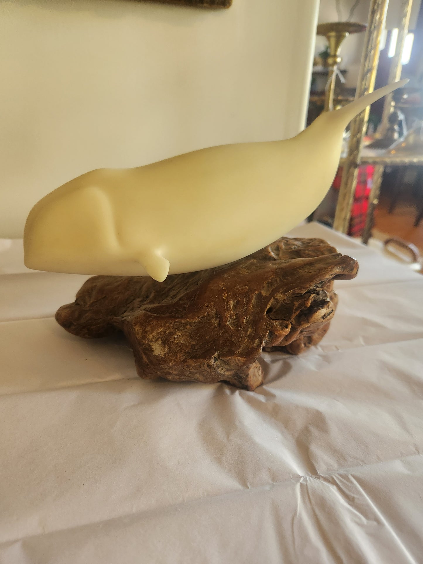 John Perry Beluga Whale Sculpture (mom/baby)