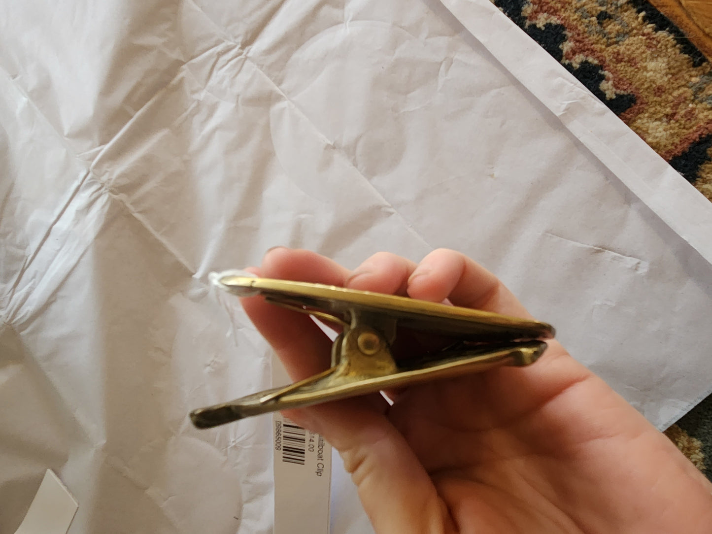 Brass Sailboat Clip