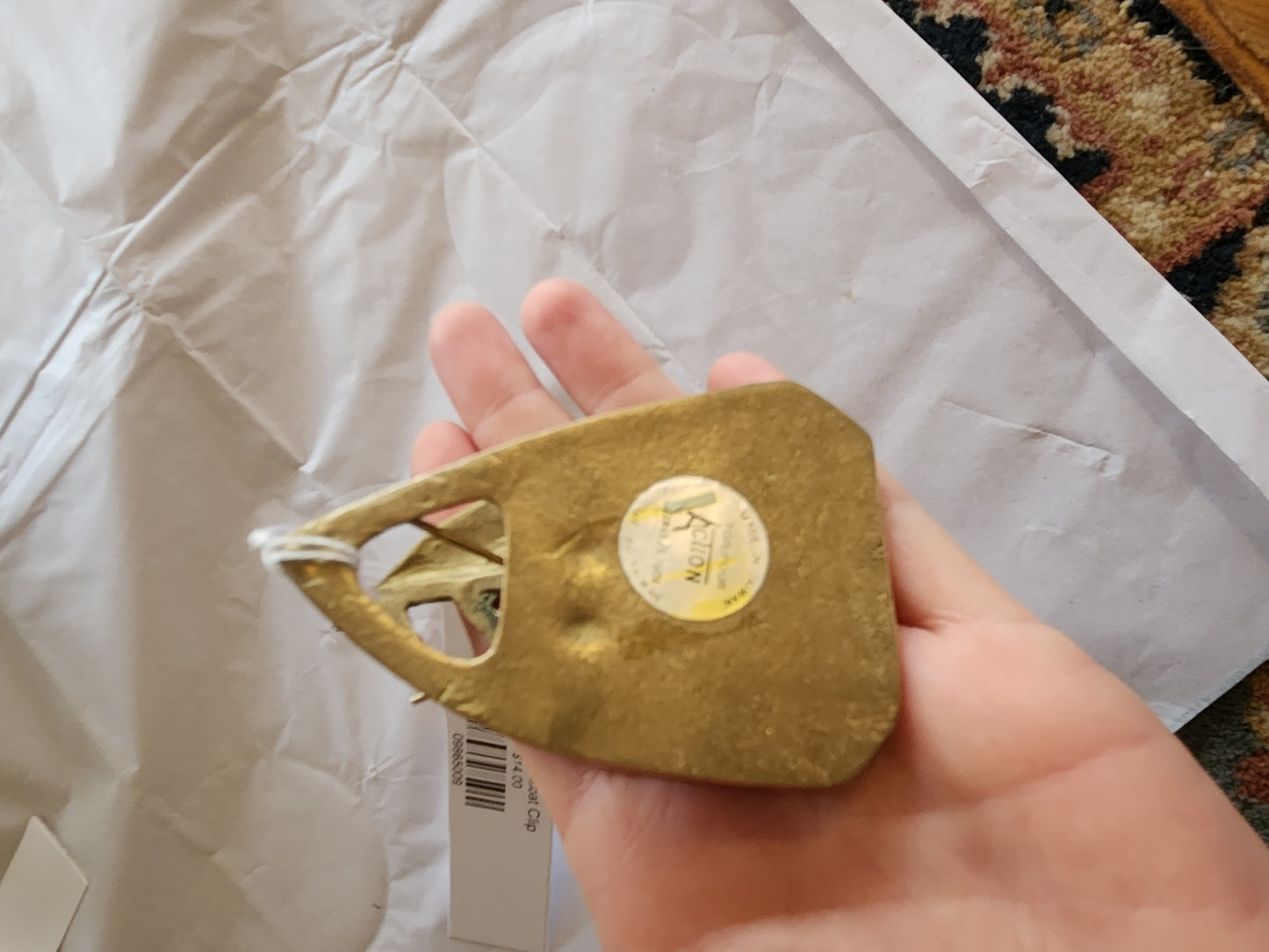 Brass Sailboat Clip