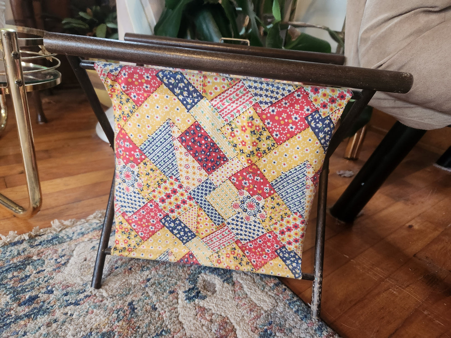 Vintage Knitting Basket