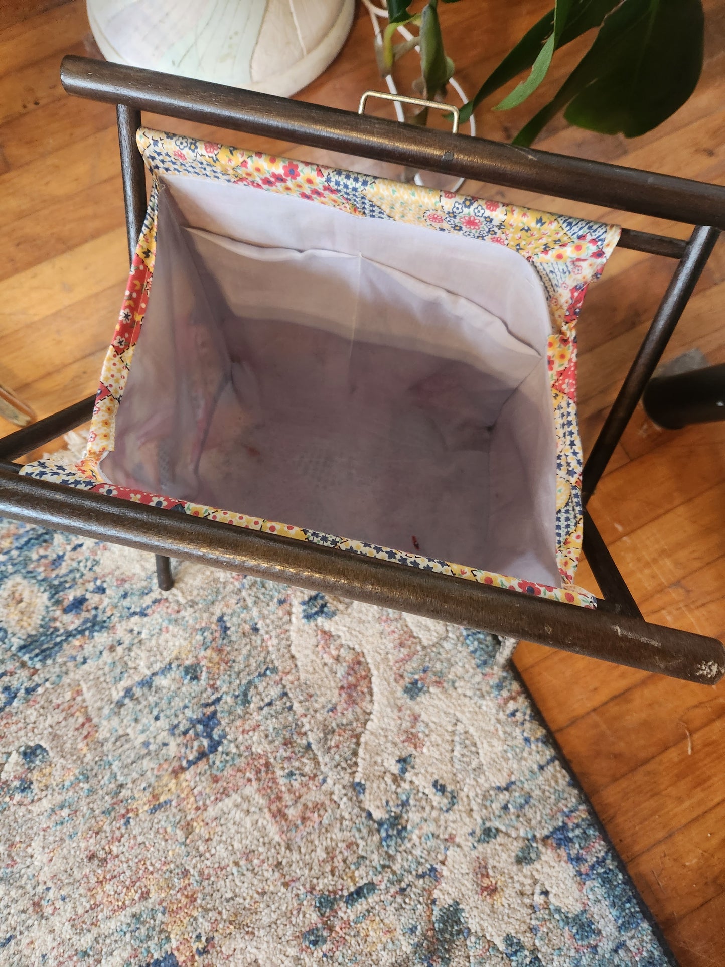 Vintage Knitting Basket