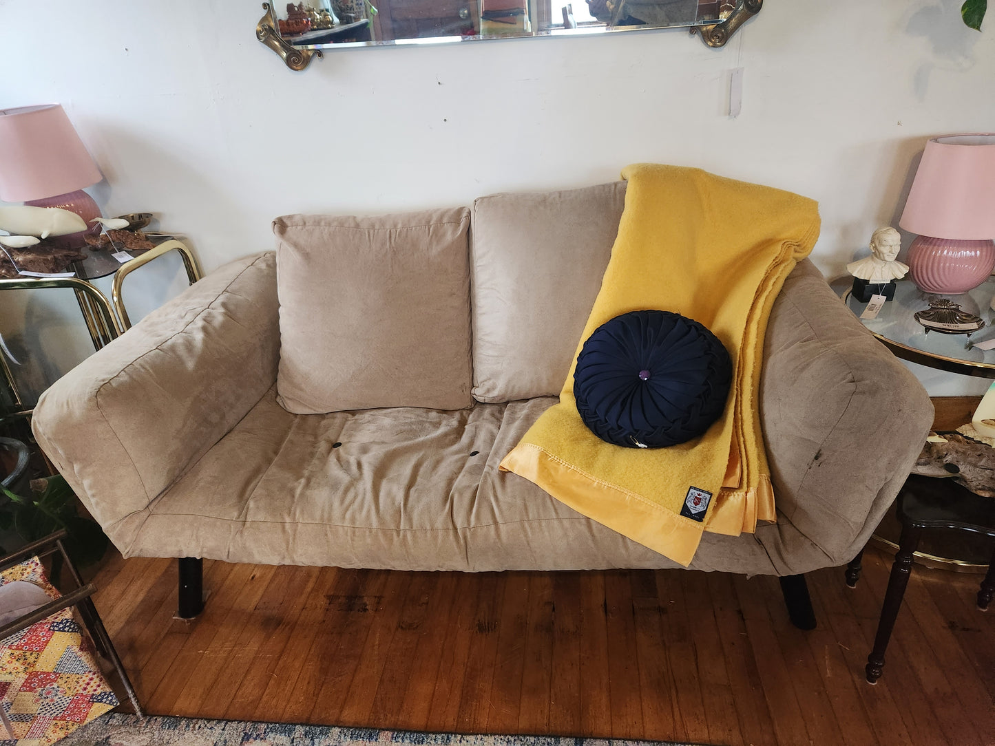 Non Vintage Loveseat Futon