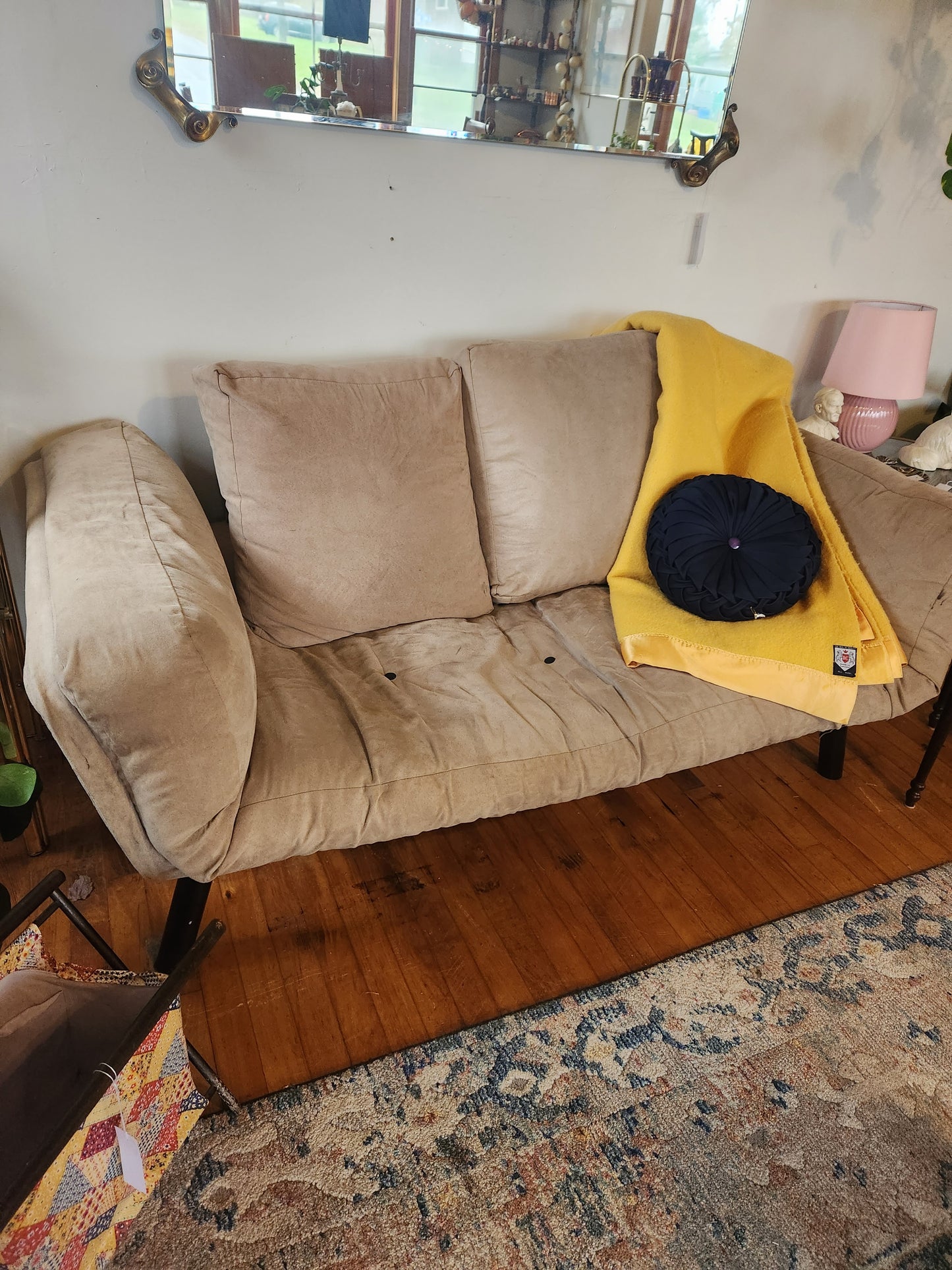 Non Vintage Loveseat Futon