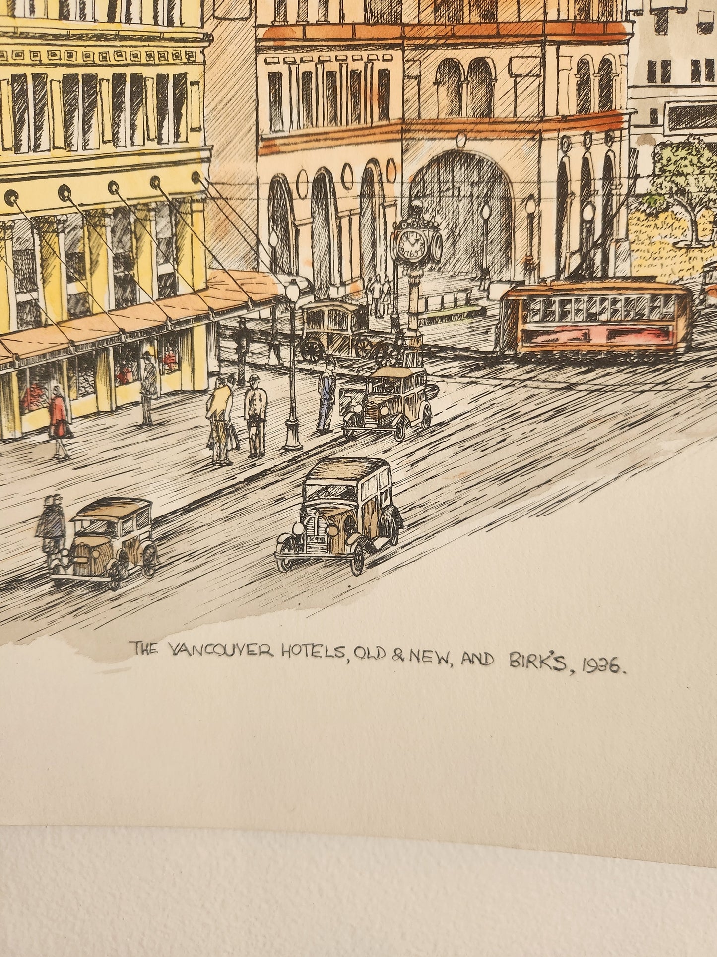 The Vancouver Hotels Art Print