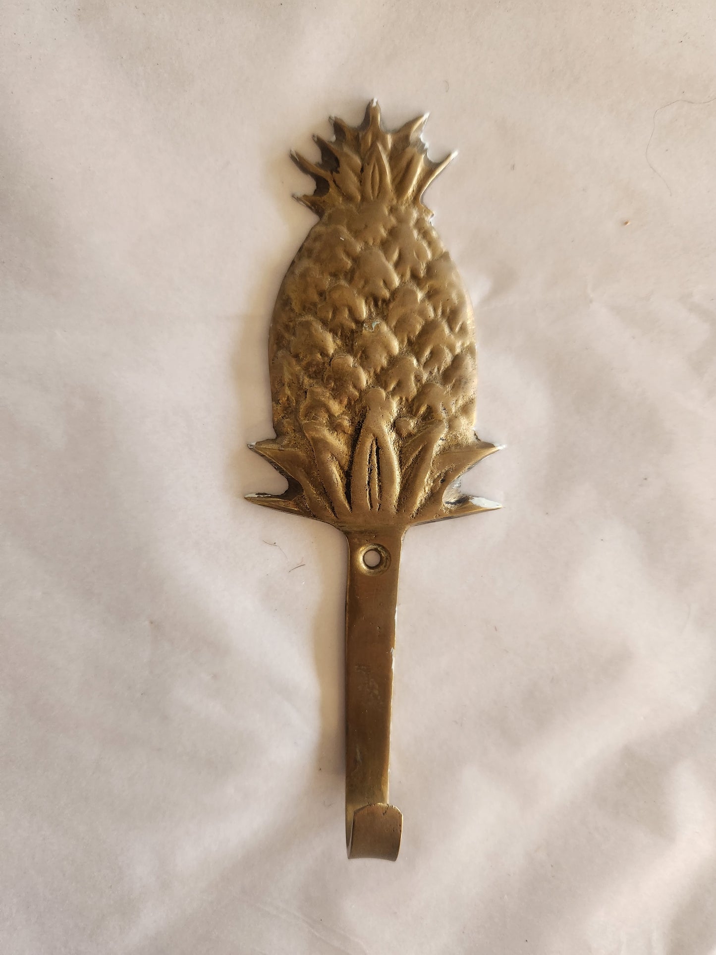 Brass Pineapple Coat Hook