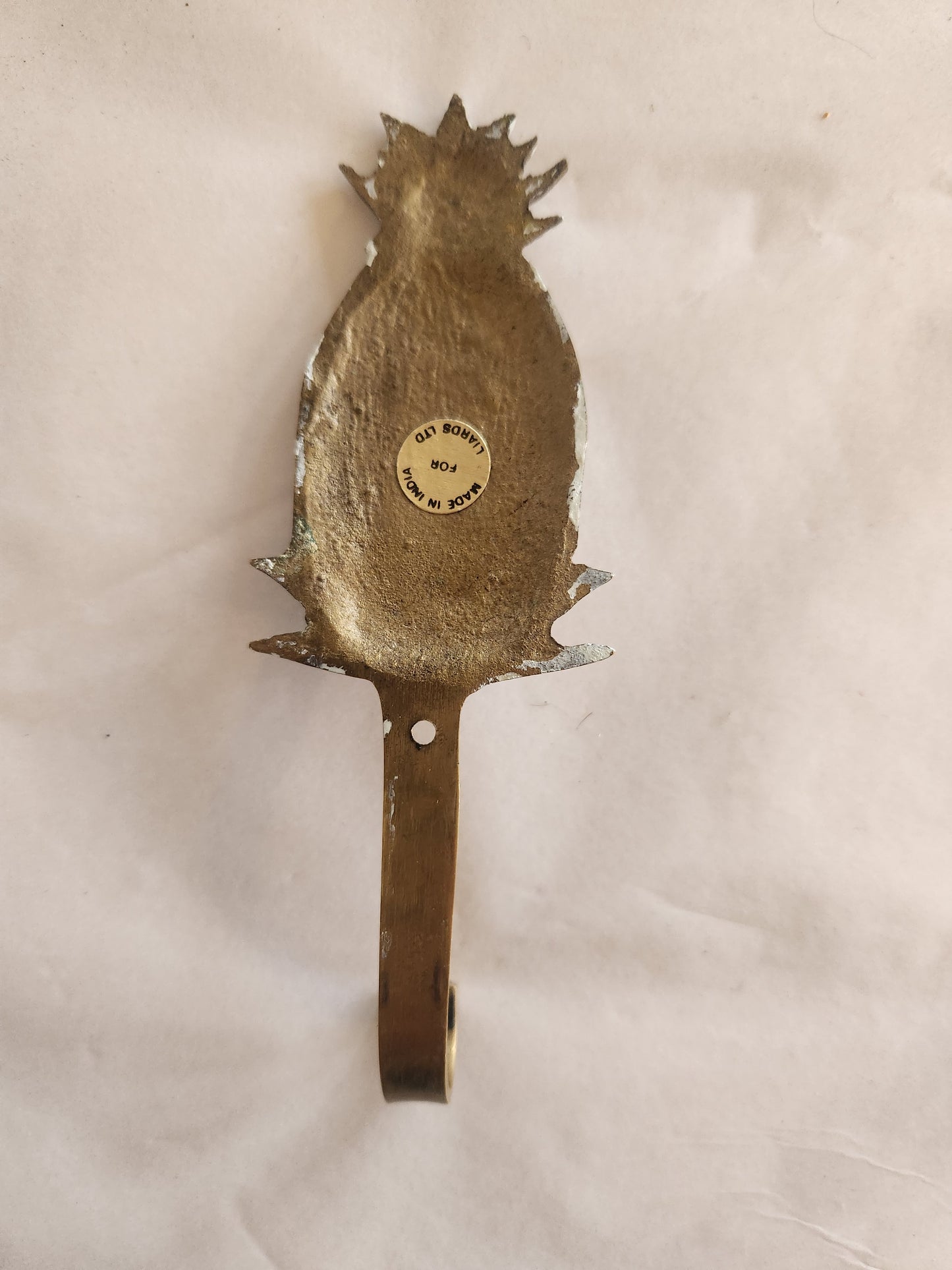 Brass Pineapple Coat Hook