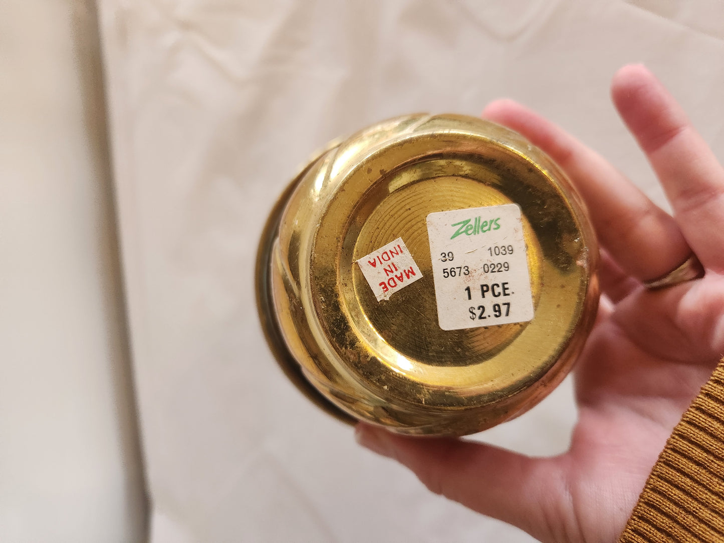 Mini Brass Pot