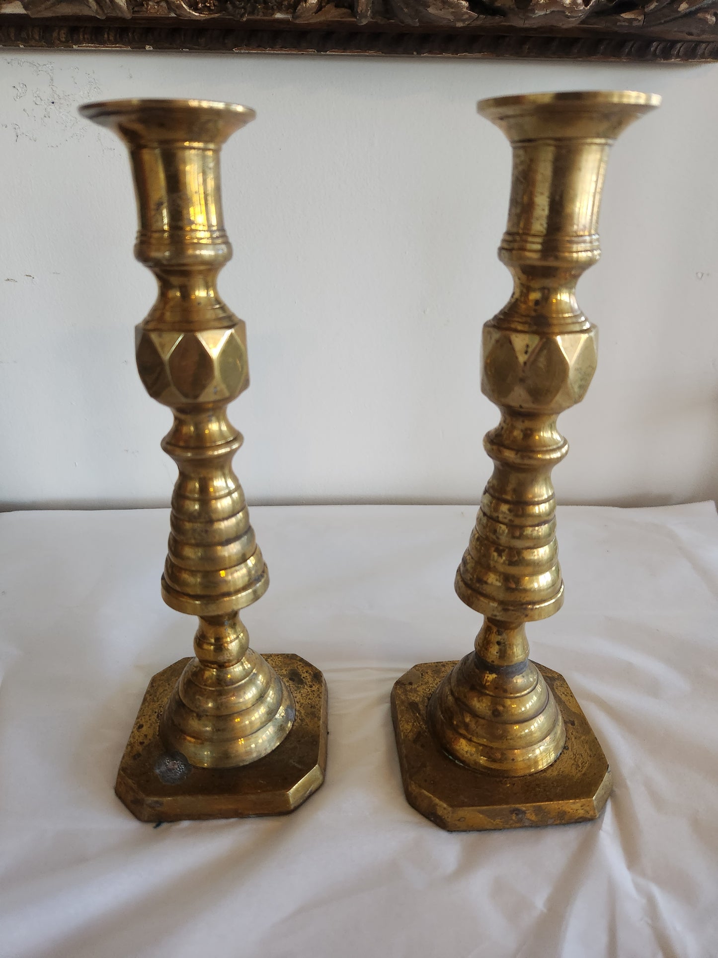 Matching Brass Candle Sticks