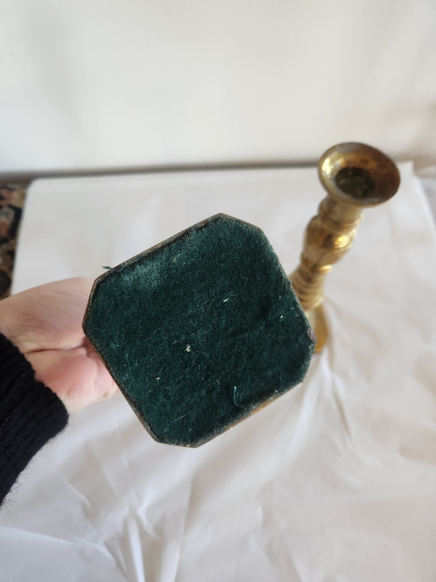 Matching Brass Candle Sticks