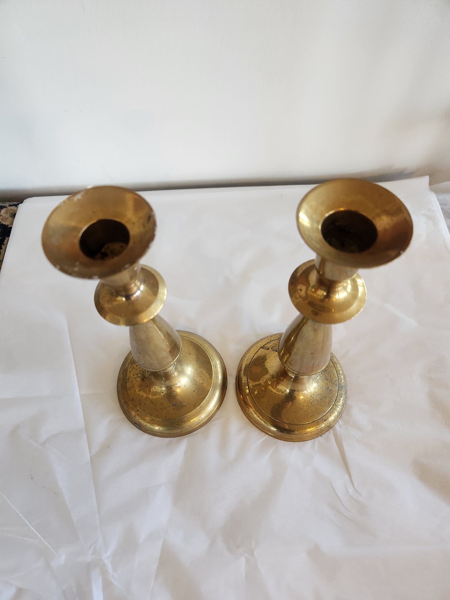 Matching Brass Candle Sticks