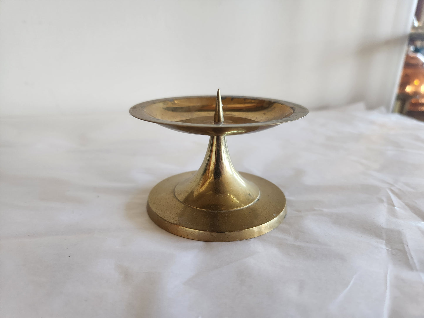 Brass Tea Light Candle Holder
