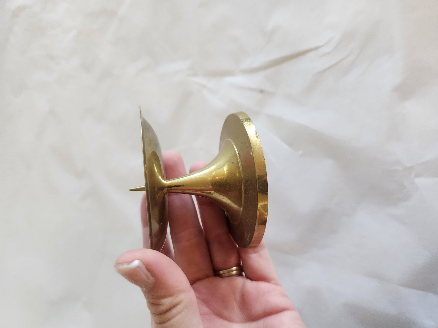 Brass Tea Light Candle Holder