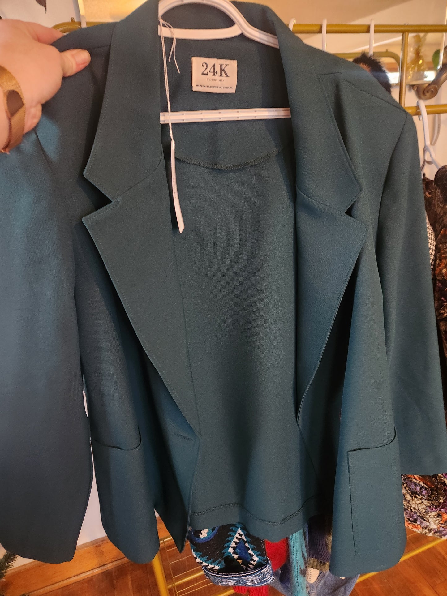 Forest Green Vintage Blazer