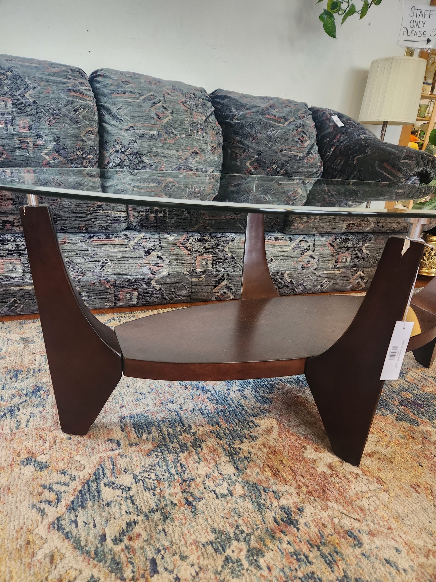 Glass Top Coffee Table *As Is*