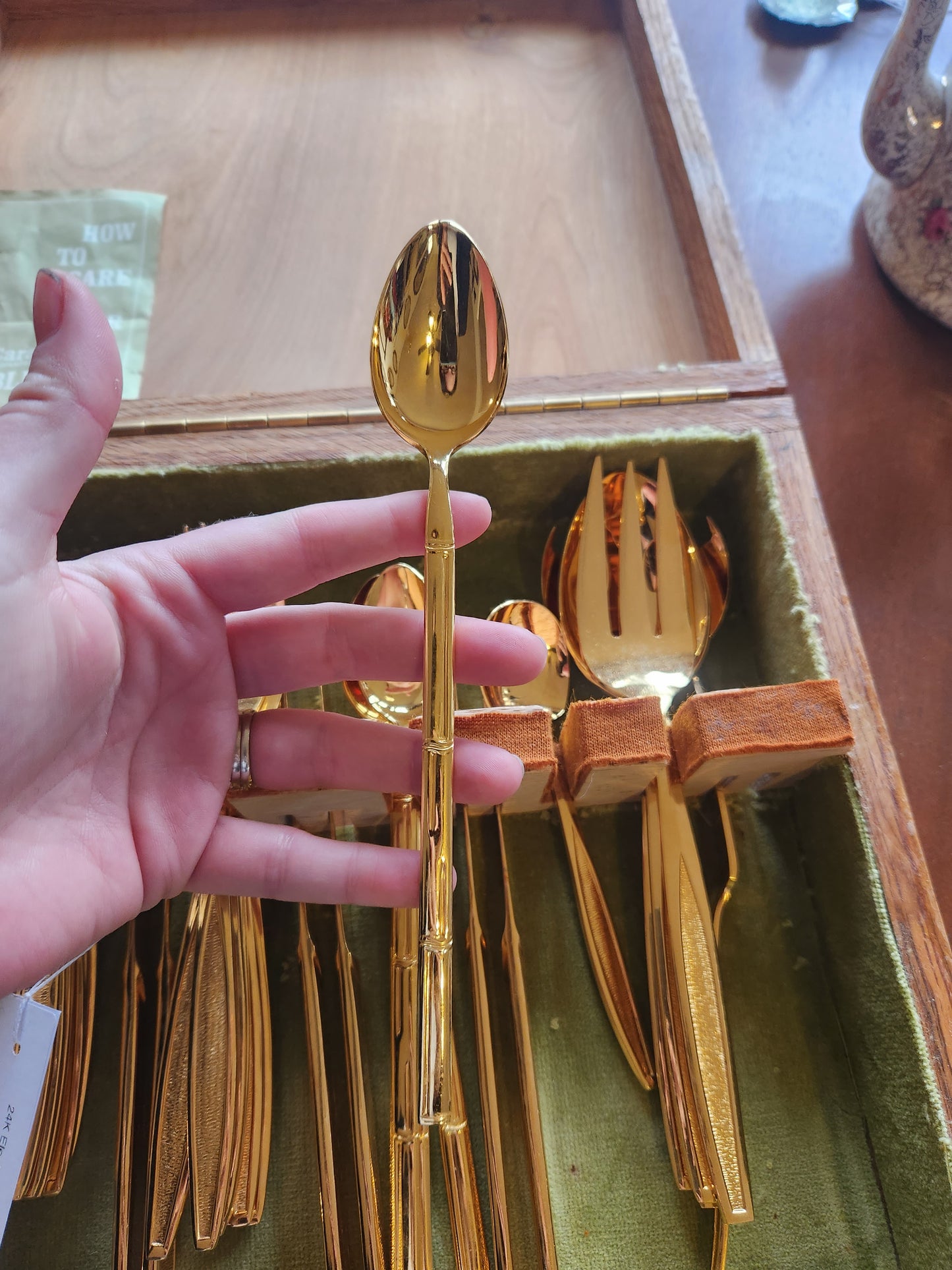 24K Electroplated Flatware Service