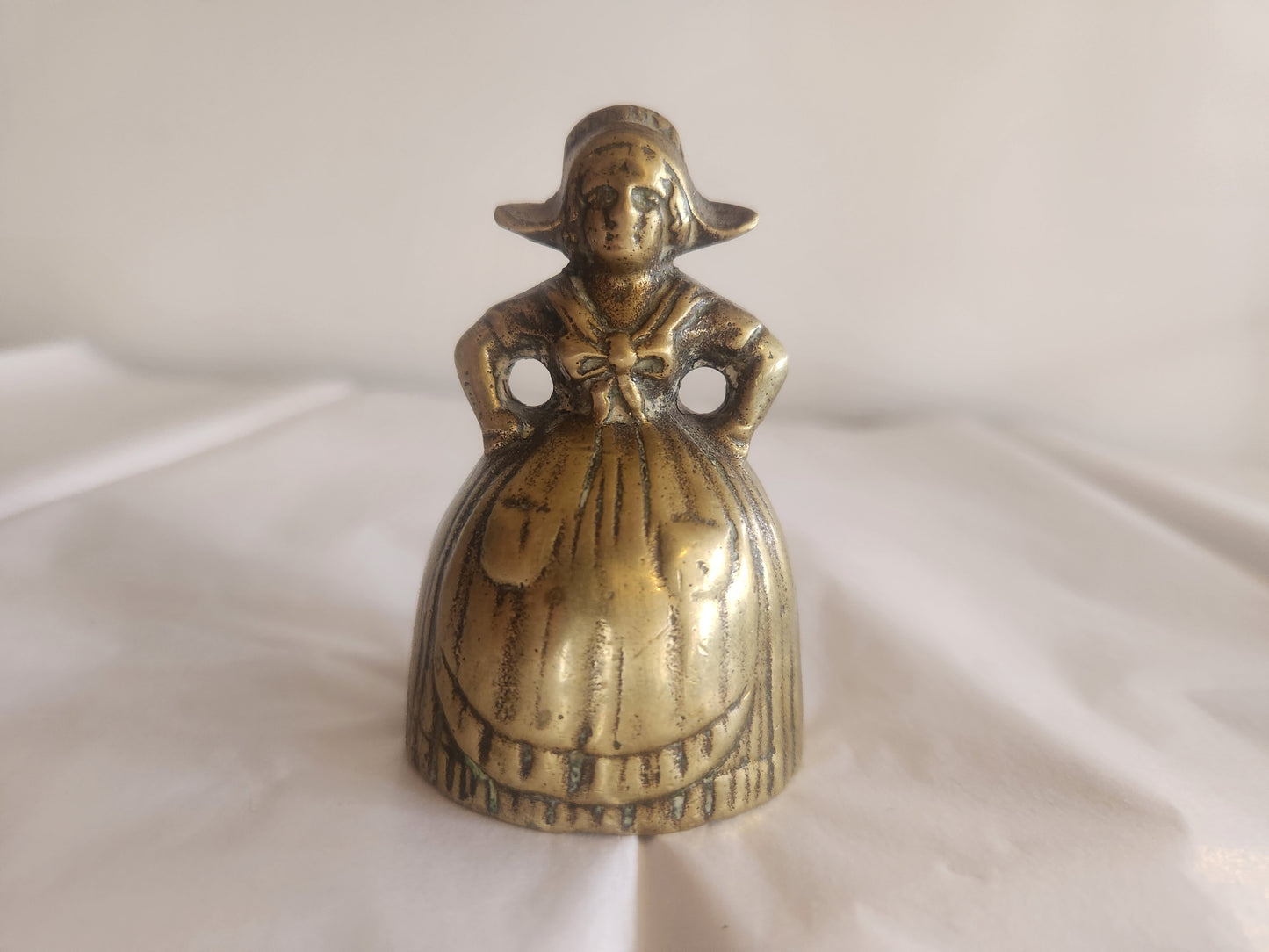 Lady Peasant Solid Brass Bell