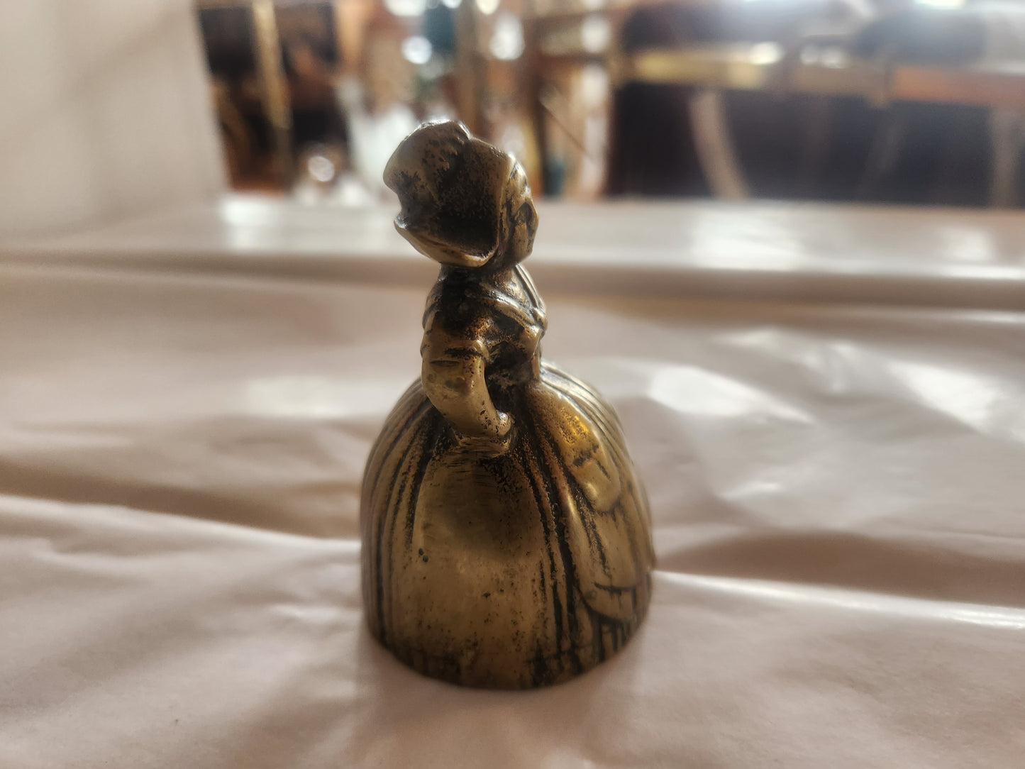 Lady Peasant Solid Brass Bell