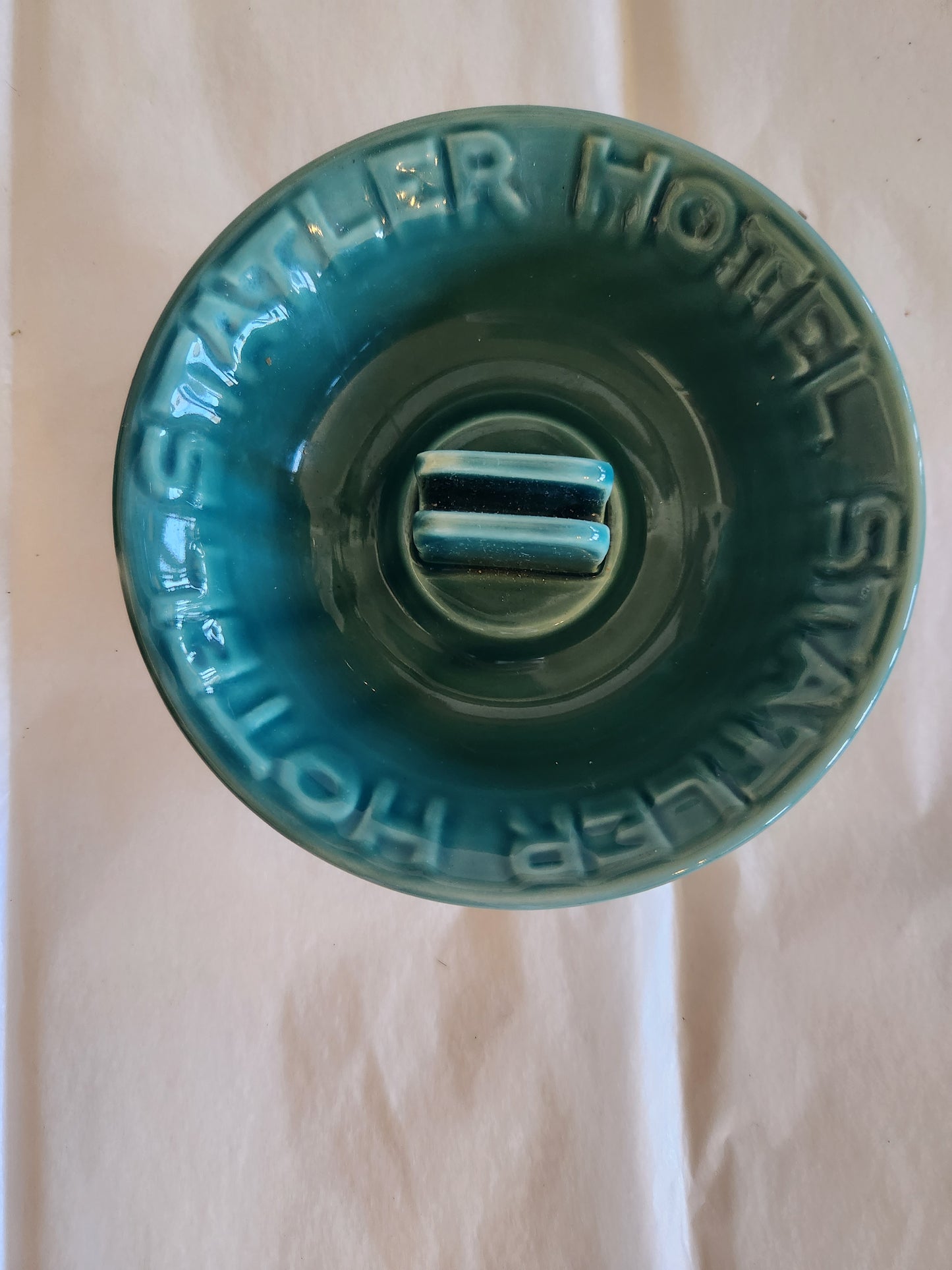 Statler Hotel Business Card Holder/Ash Tray