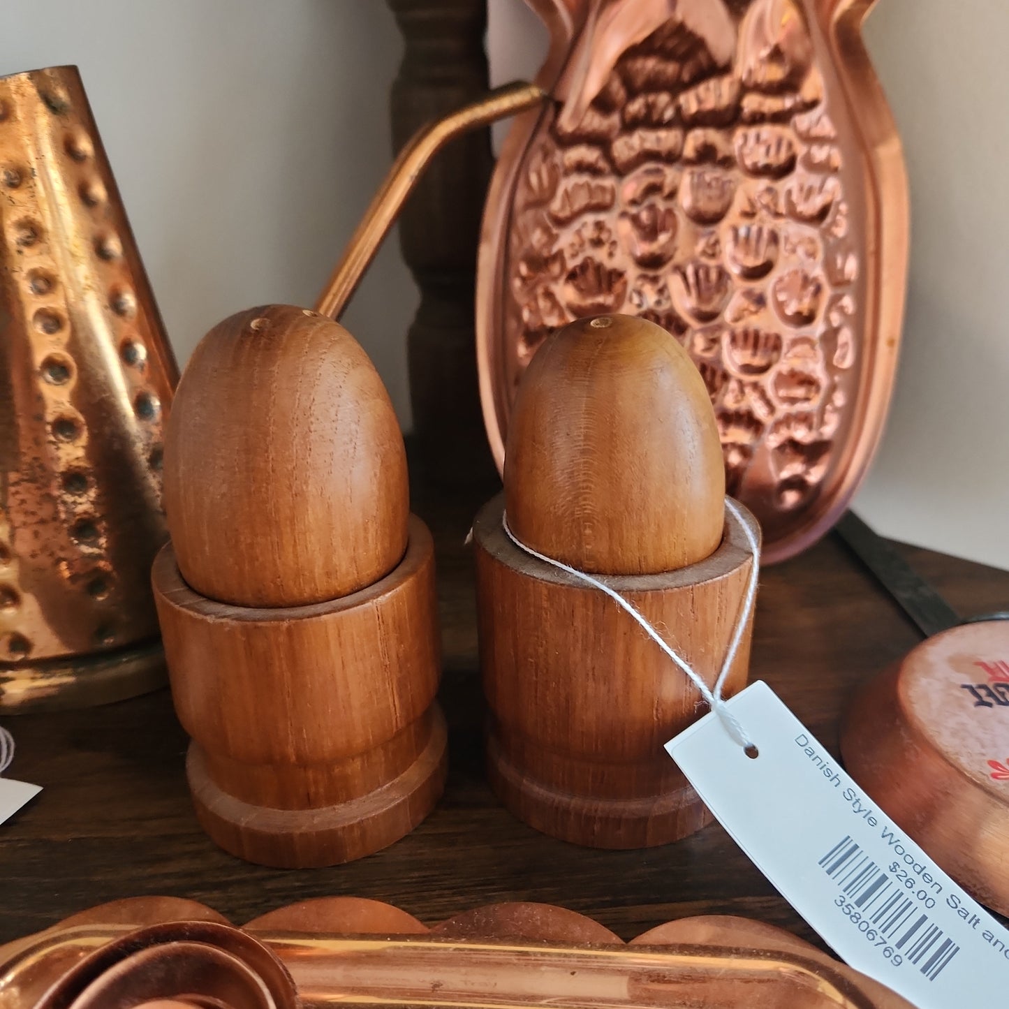 Danish Style Wooden Salt and Pepper