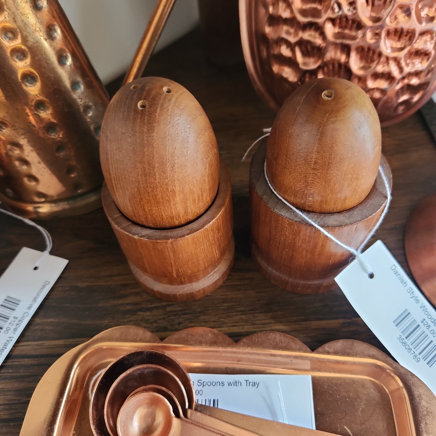 Danish Style Wooden Salt and Pepper