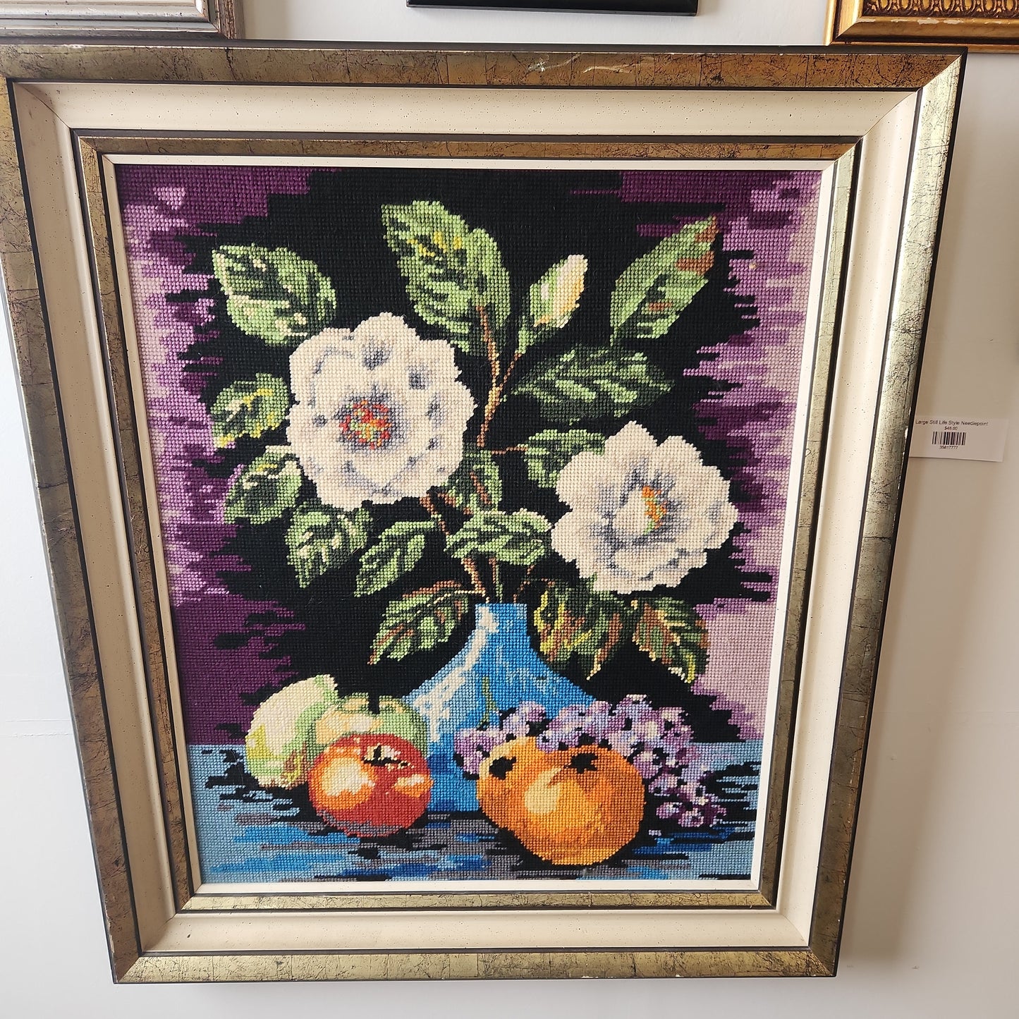 Large Still Life Style Needlepoint