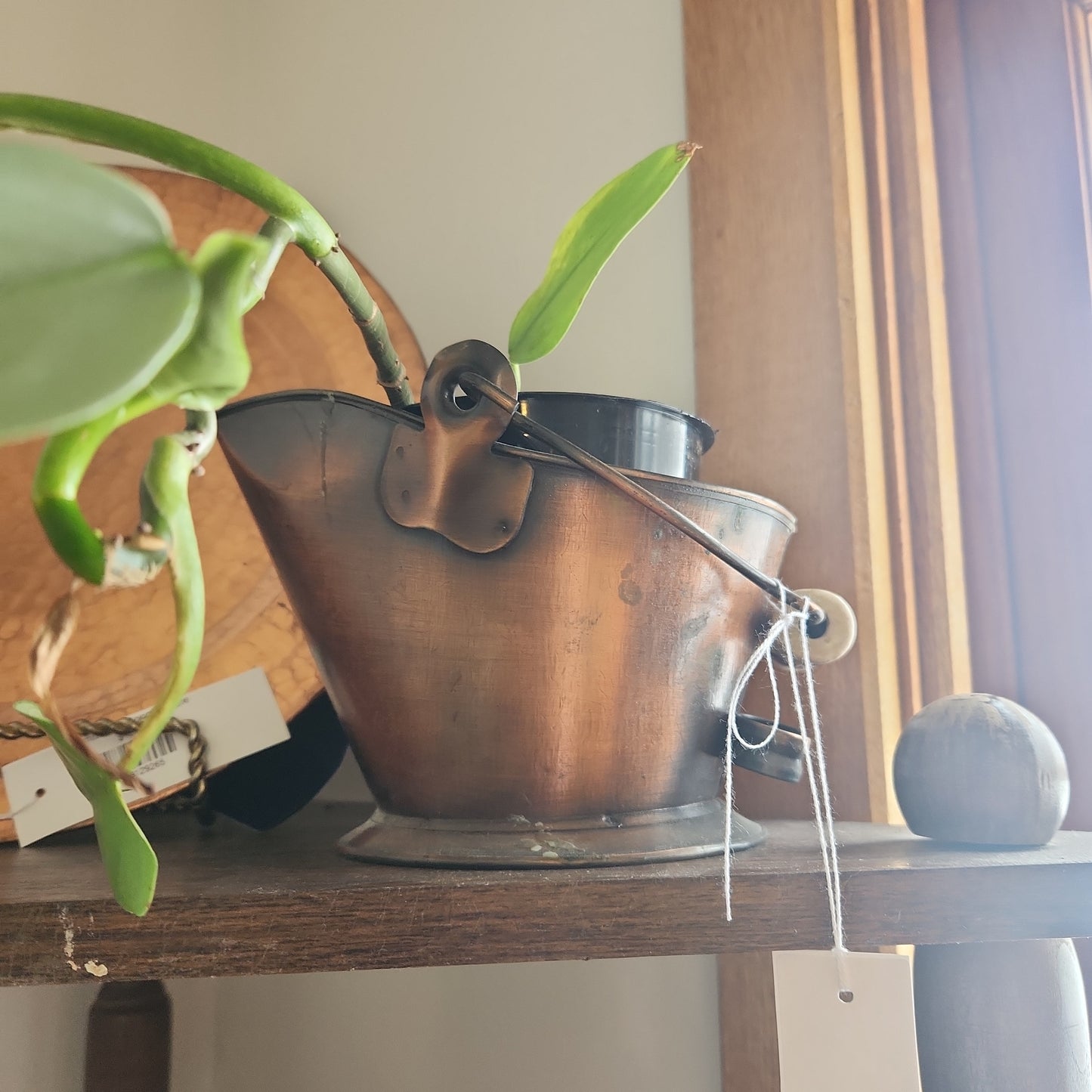 Mini Copper Coal Scuttle