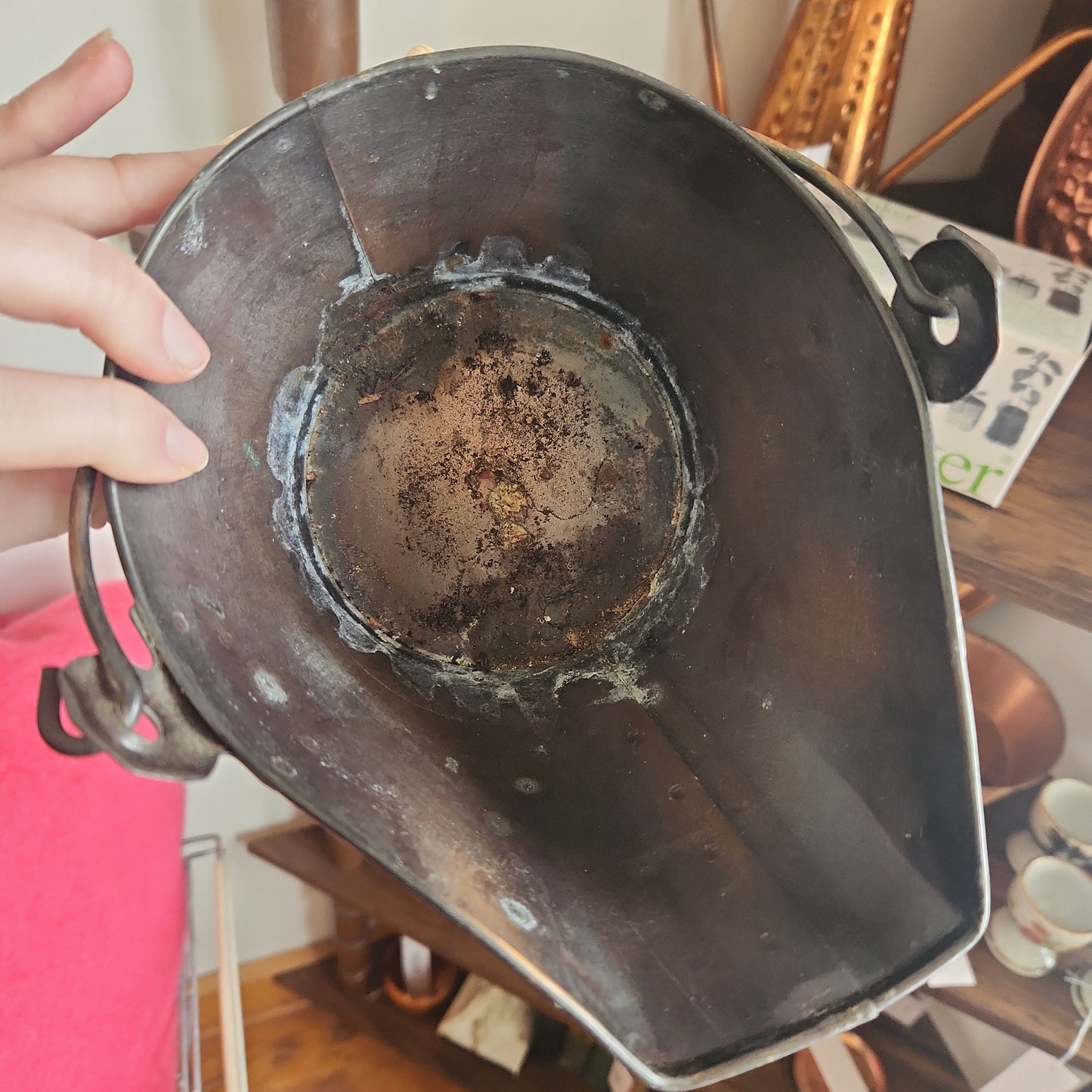 Mini Copper Coal Scuttle