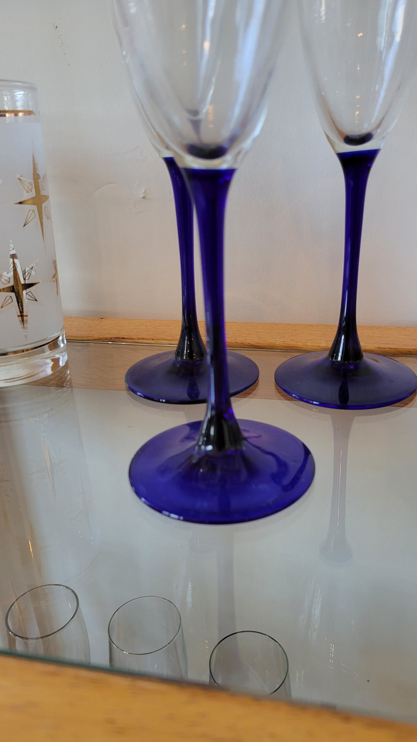 Colbalt Blue Luminarc Set of 3