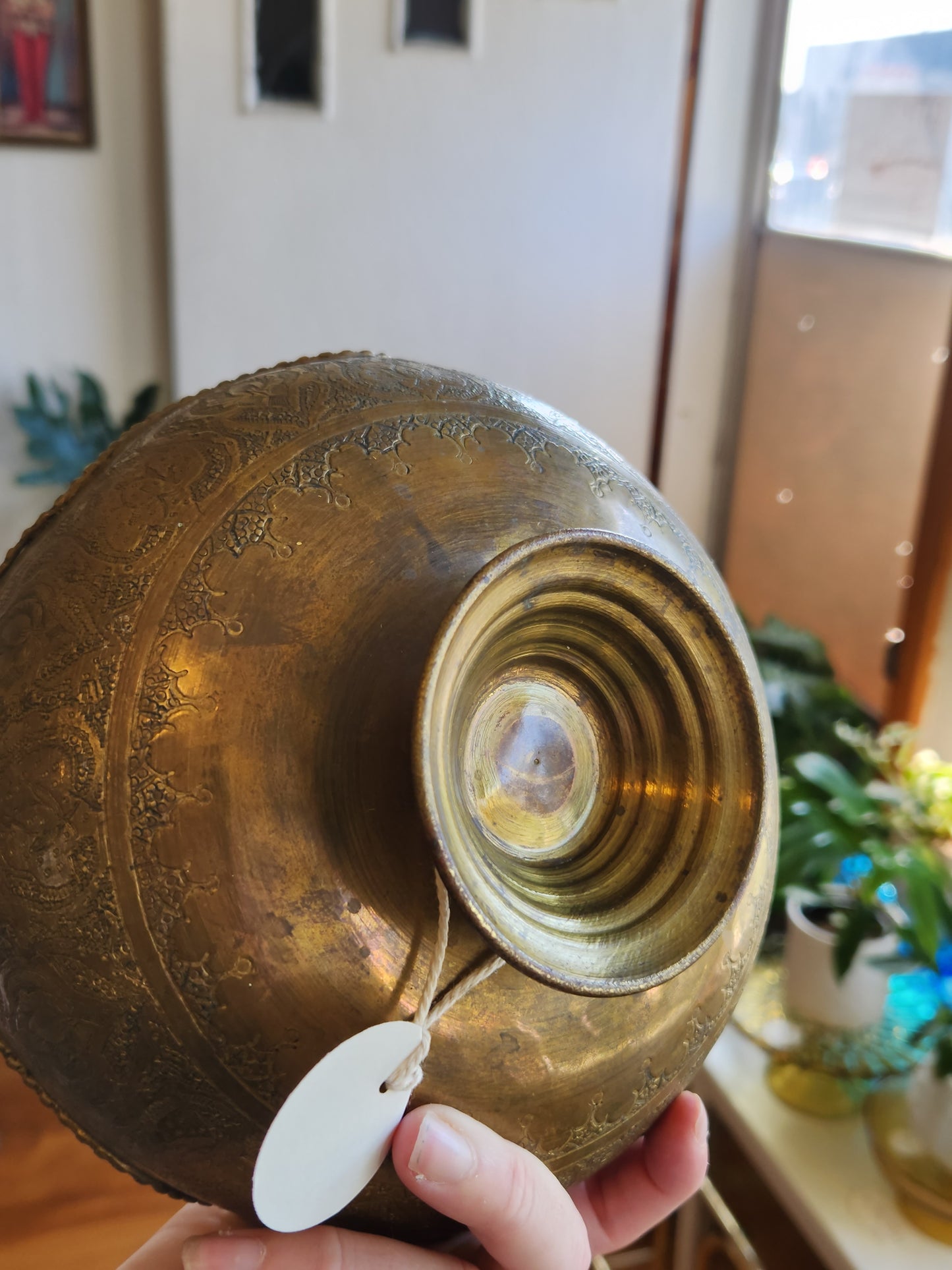 Brass Pedestal Bowl