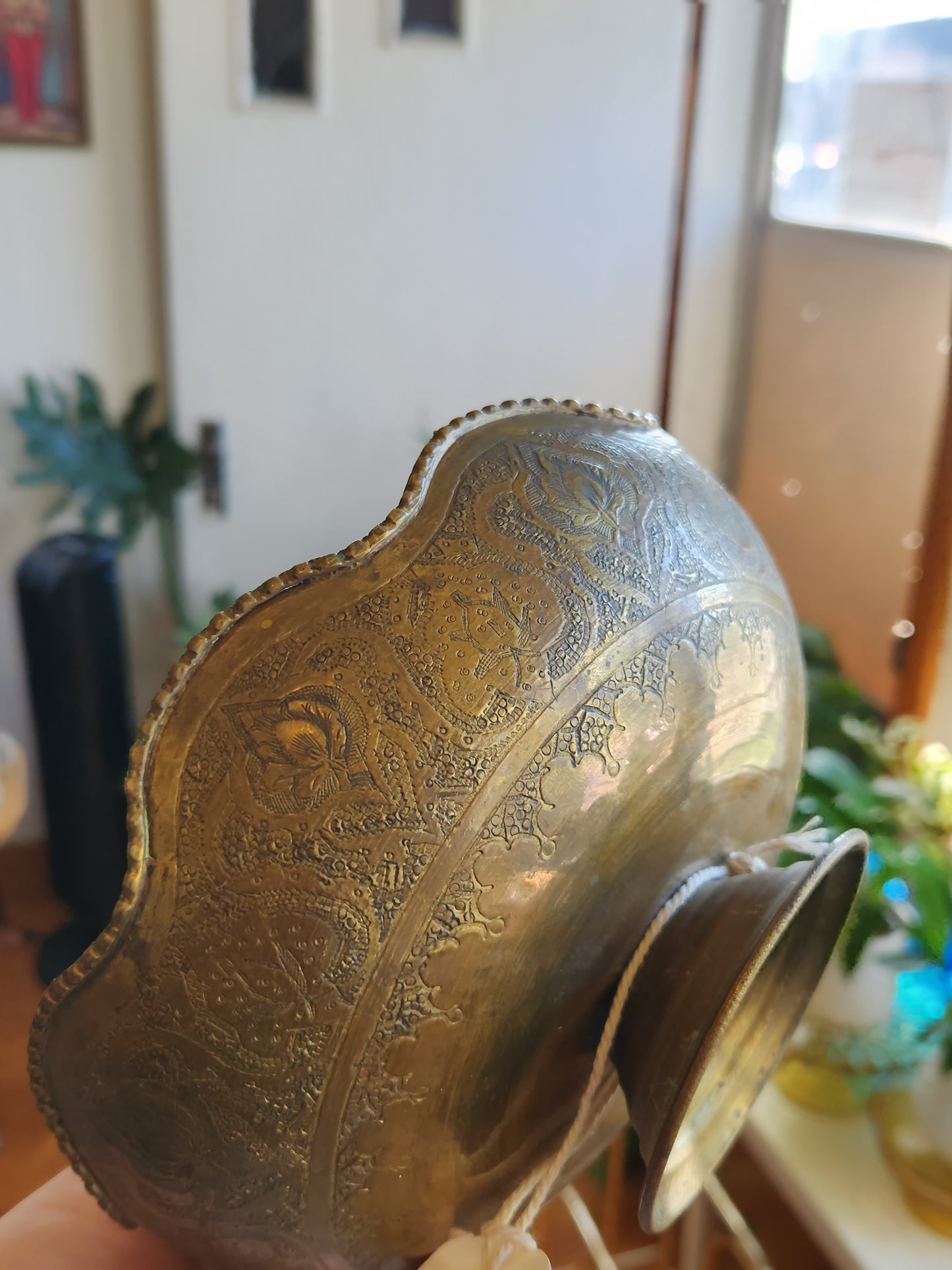 Brass Pedestal Bowl