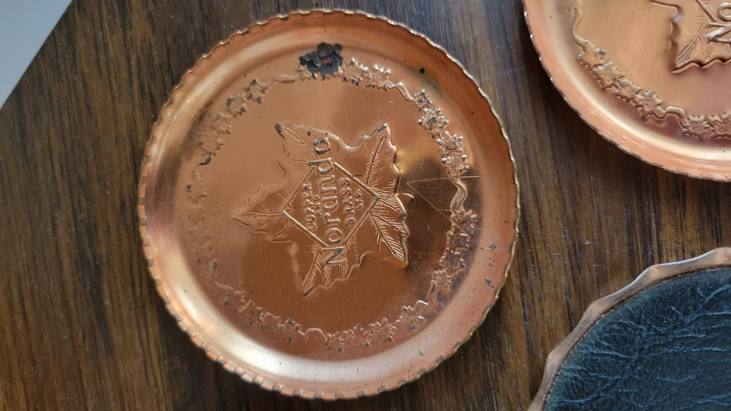 Copper Coasters (set of 3)