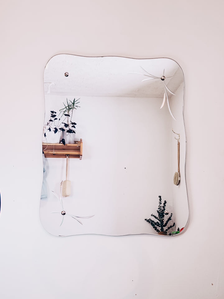 Frameless Decorative Mirror (larger than it appears)